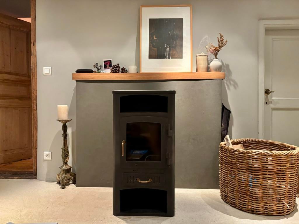 Poêle à bois, Maison & Meubles, Poêles, Enlèvement, Utilisé, Bois, Autoportant