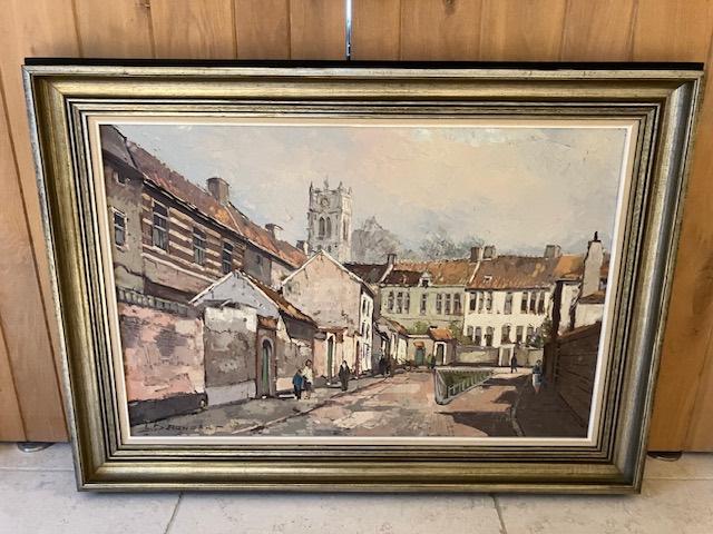 Schilderij begijnhof - L. Beirnaert, Enlèvement