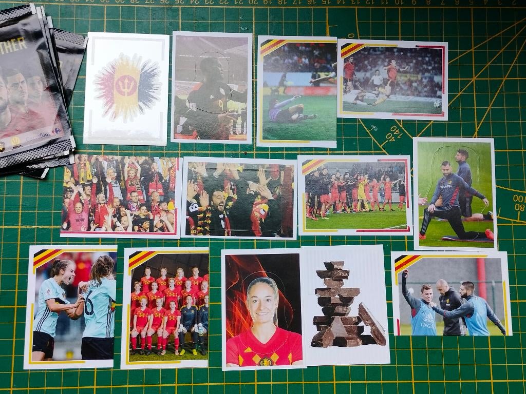 redtogether stickers voetbal Rode Duivels, Verzamelen, Ophalen of Verzenden, Zo goed als nieuw