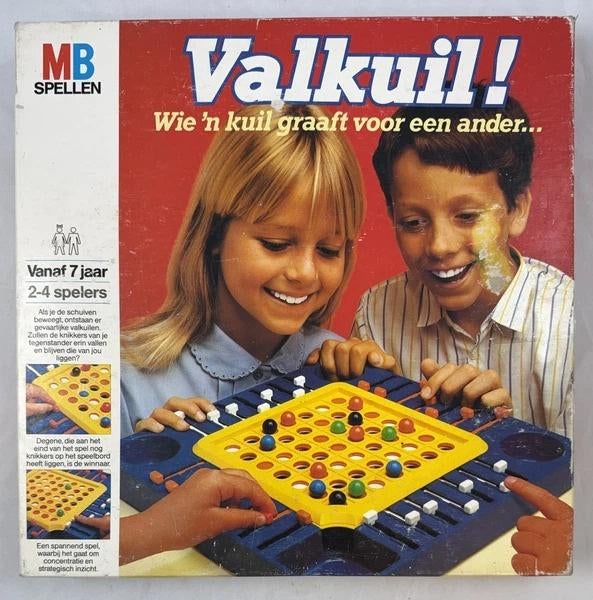 MB Valkuil knikkerspel Klassieker Bordspel 1972 Vintage spel, Hobby en Vrije tijd, Een of twee spelers, Verzenden, Zo goed als nieuw