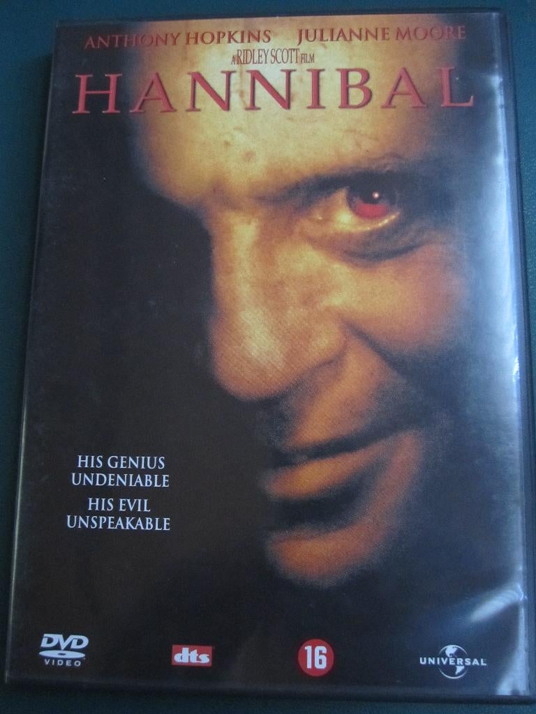Hannibal (2001) 2 disc, Vanaf 16 jaar, Boxset, Actiethriller, Ophalen of Verzenden