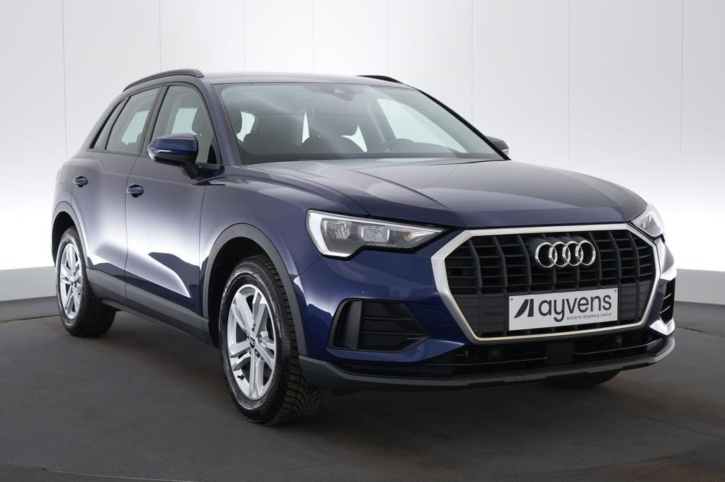 (2ABY627) AUDI Q3, Auto's, Stof, Blauw, Bedrijf, 5 deurs