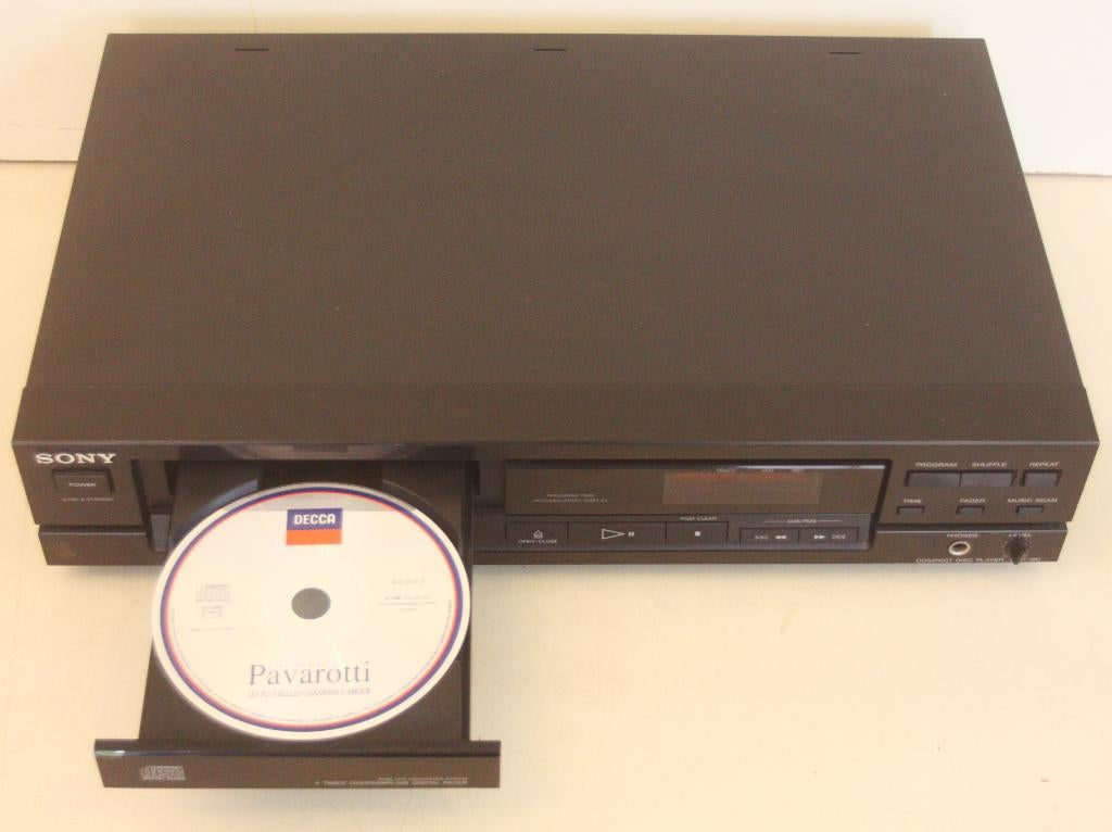 Sony CDP-190 CD-Speler Met Afstandsbd / Shuffle Functie, Enlèvement ou Envoi, Comme neuf, Sony