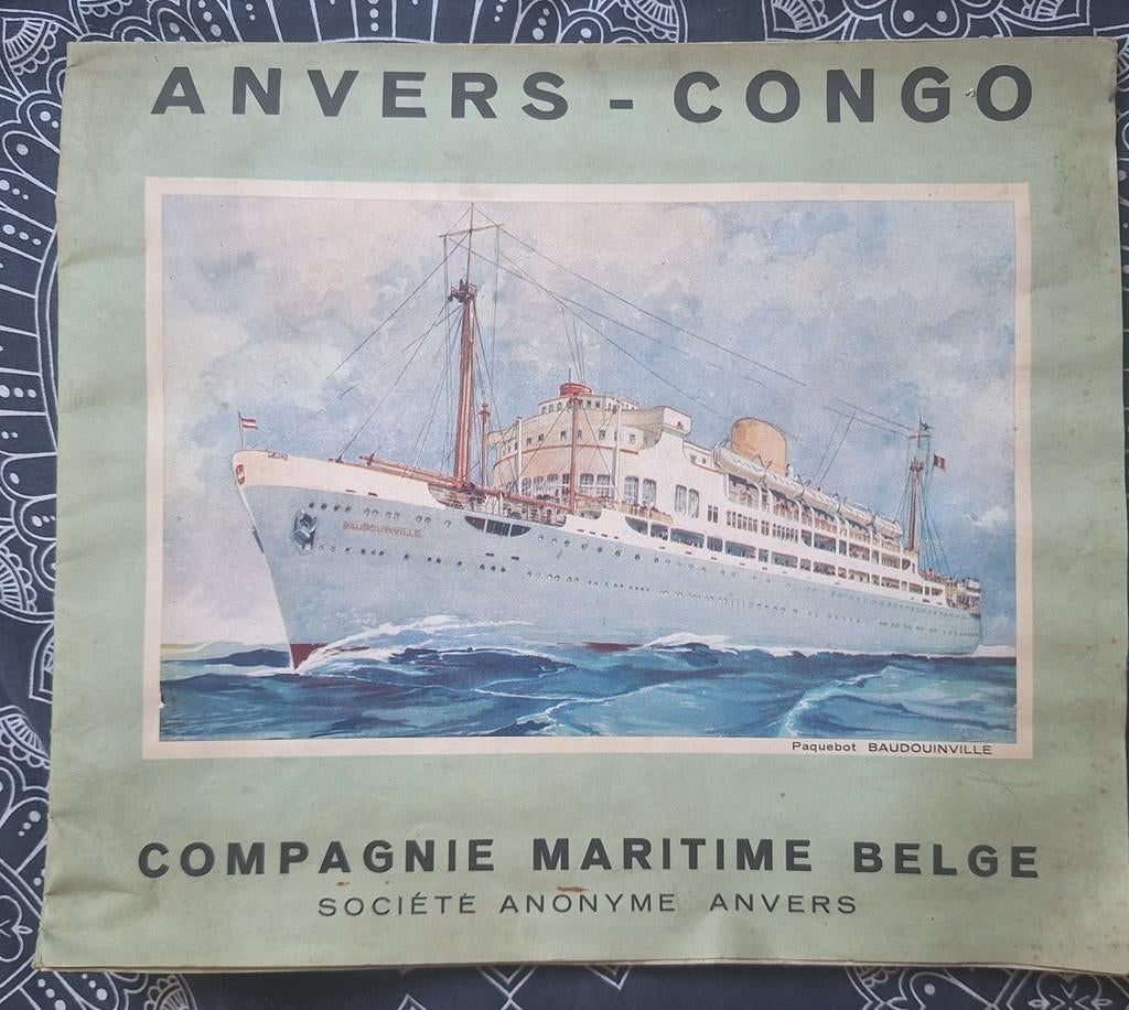 Congo belge CMB Compagnie maritime belge, Livres, Enlèvement ou Envoi