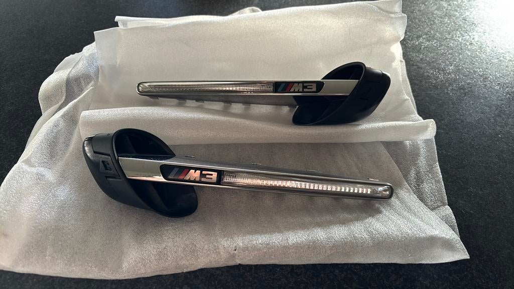 BMW M3 E92 zijpinkers links en rechts zilver, Autos : Pièces & Accessoires, Enlèvement ou Envoi, Utilisé, BMW