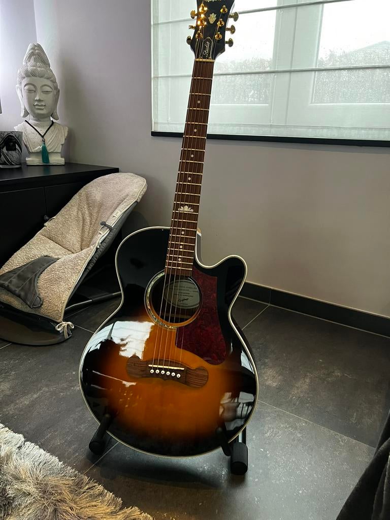 Epiphone J200 EC Studio Parlor in topstaat!!, Enlèvement, Comme neuf, Guitare Western ou Guitare Folk