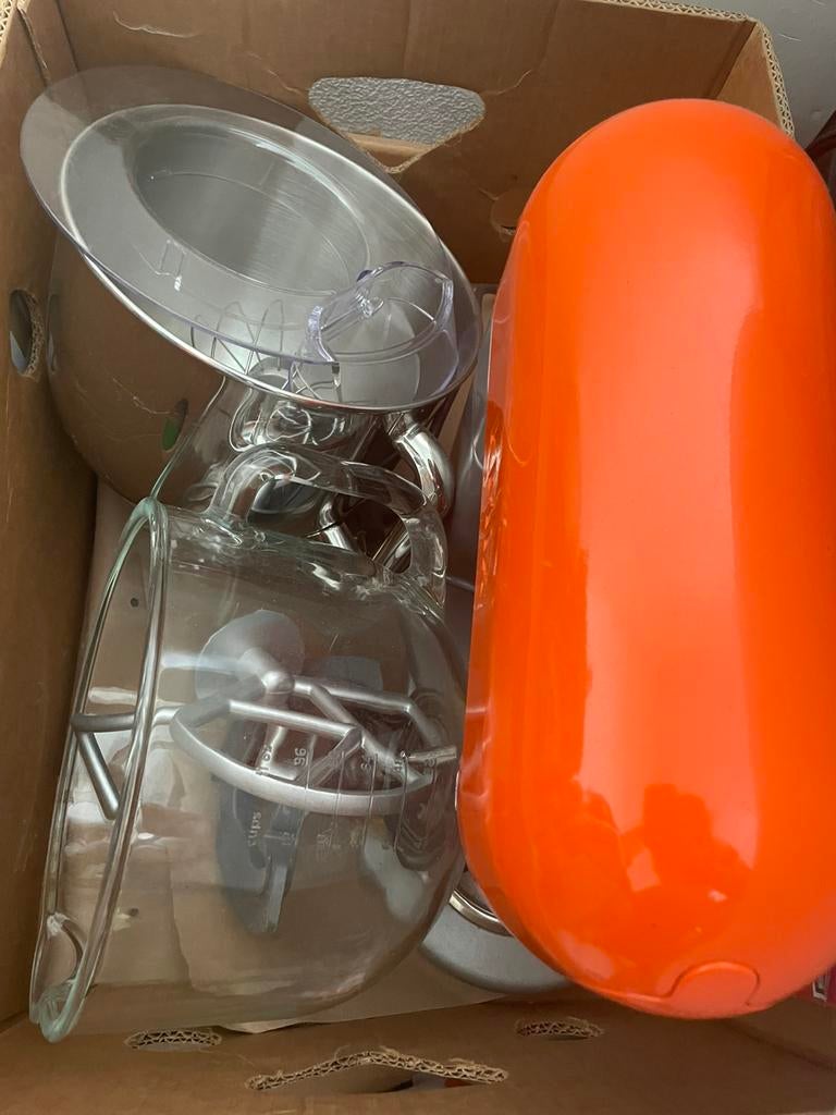 Kenwood Keukenrobot kmx50 (oranje), Elektronische apparatuur, Ophalen, 4 liter of meer, 3 snelheden of meer, Zo goed als nieuw