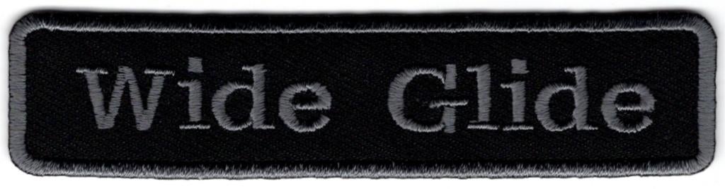 Harley Davidson Wide Glide stoffen opstrijk patch embleem #2, Motoren, Accessoires | Overige, Verzenden, Nieuw