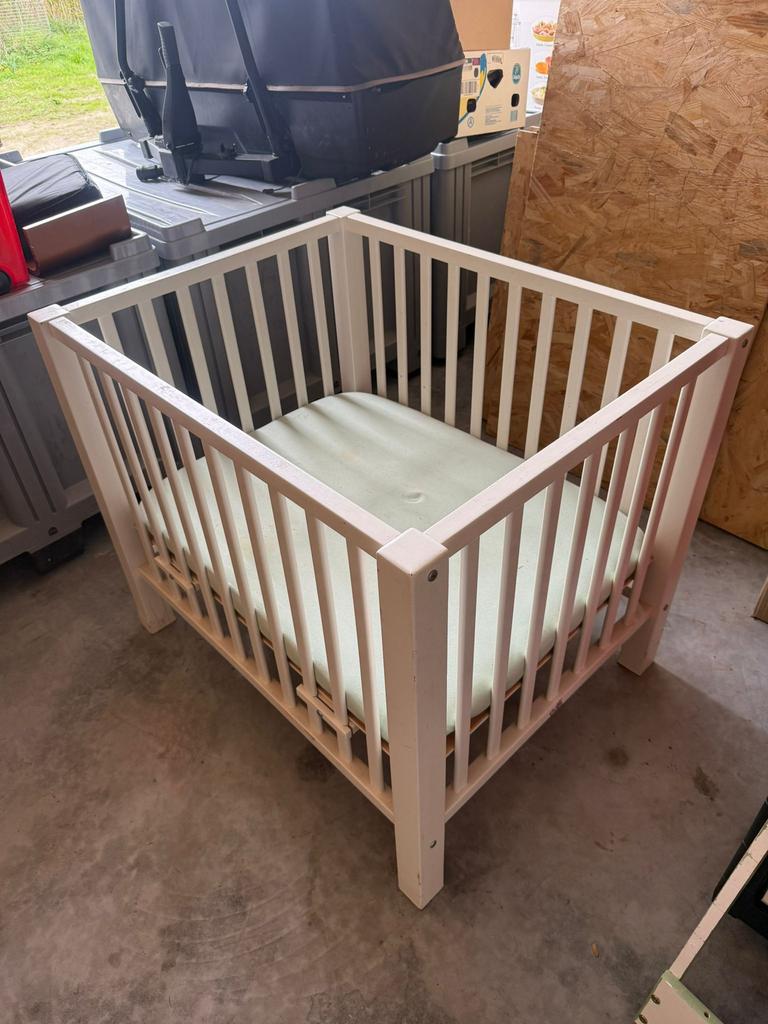 Park / babybox met matras en martrasbeschermer, Kinderen en Baby's, Babyparken, Ophalen, Gebruikt, Rechthoekig, In hoogte verstelbaar