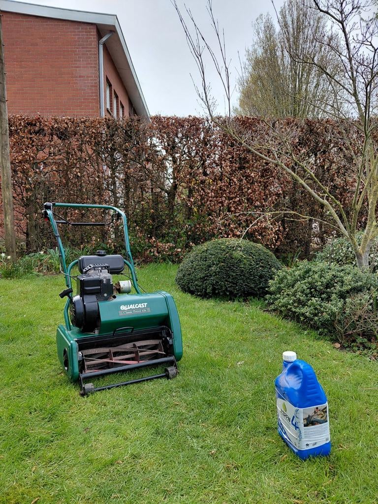 Tondeuse à cylindre et faucheuse, Enlèvement, Bac de ramassage