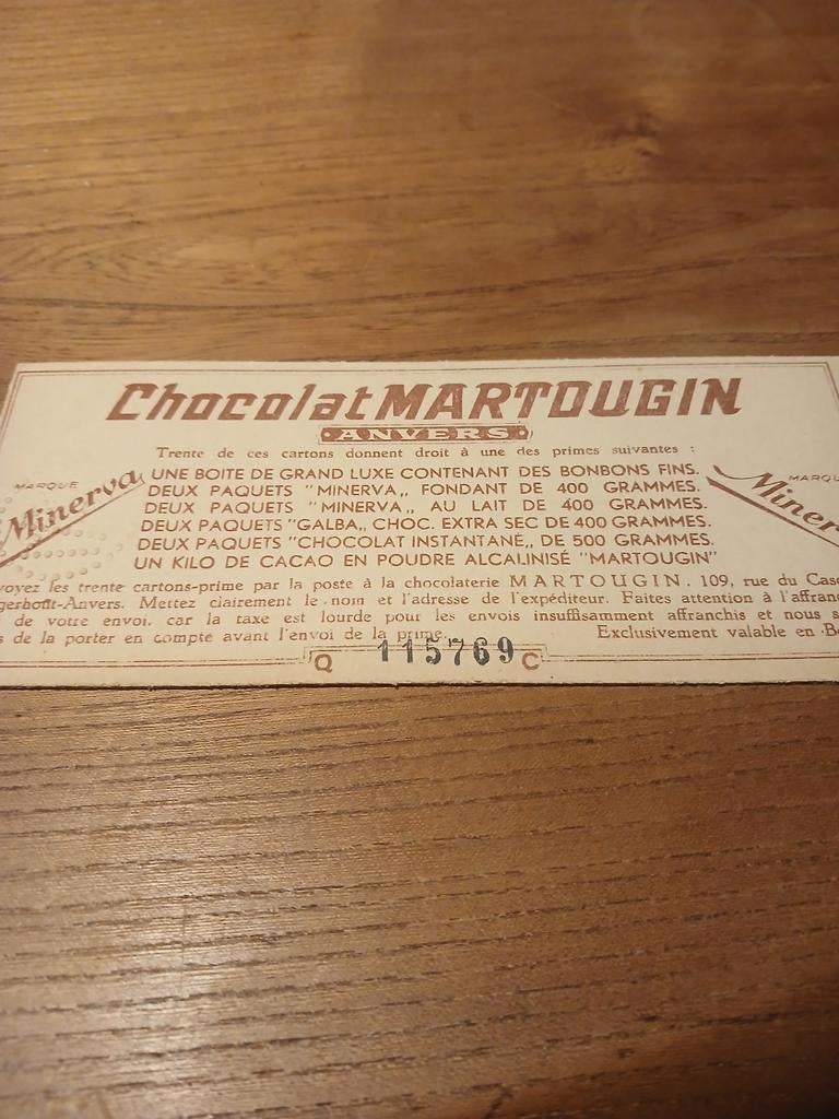 Chocolat martougin