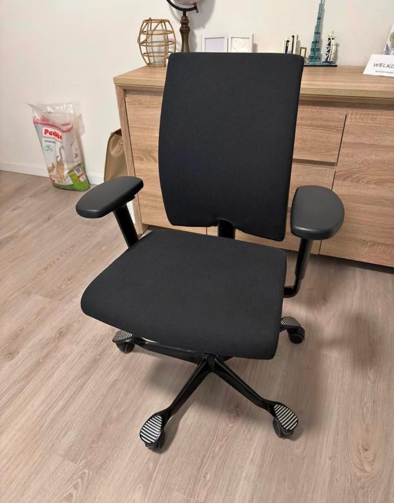 Chaise de bureau ergonomique Håg h04 noire, Chaise de bureau de gaming, Comme neuf, Enlèvement, Chaise de bureau