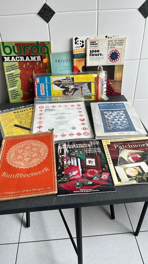 Hobby haken breien borduren, Hobby en Vrije tijd, Ophalen, Gebruikt, Patroon of Boek