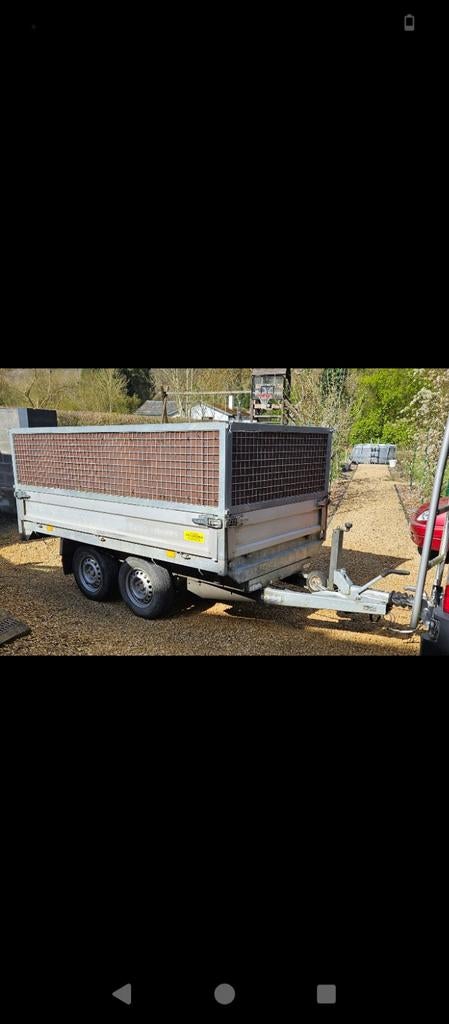 Saris C2000 aanhangwagen - elektrisch kantelbaar + verlengst, Auto diversen, Aanhangers en Bagagewagens, Ophalen