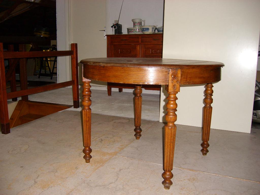 Ronde bijzettafel, Gebruikt, Rond, 75 cm of meer, 60 cm of meer