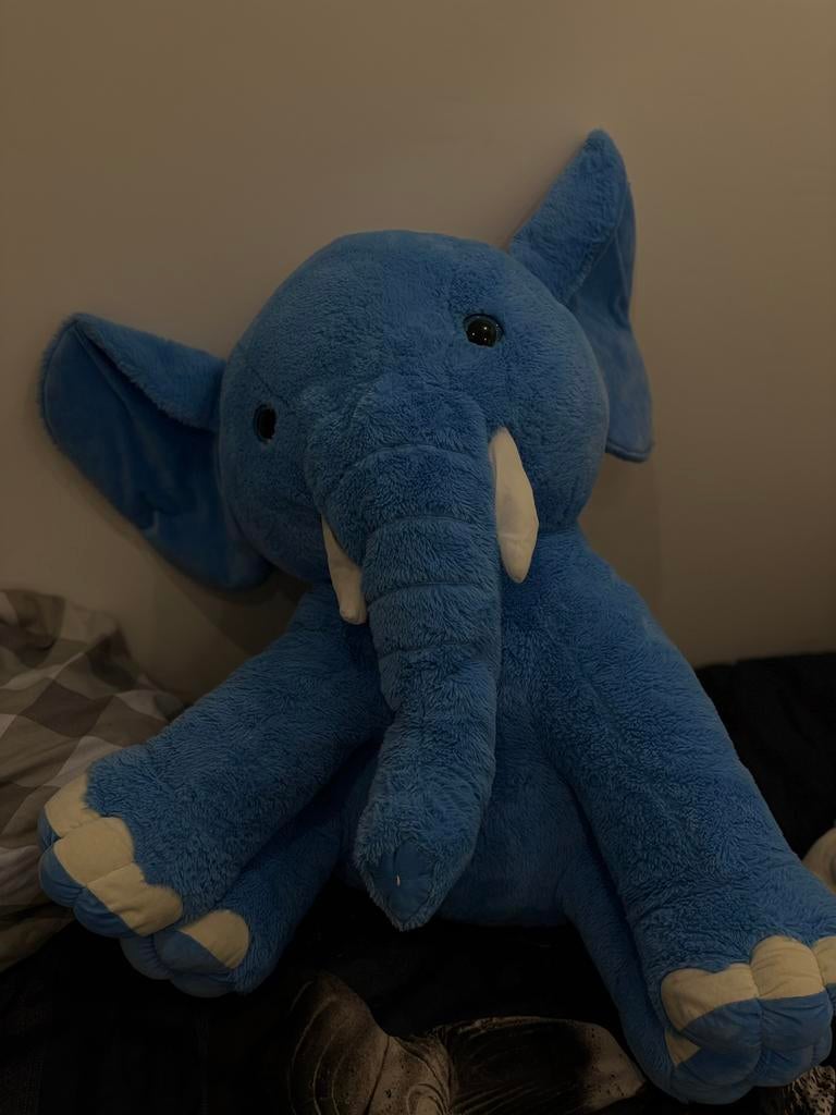 Blauwe olifant, Ophalen of Verzenden, Zo goed als nieuw, Olifant