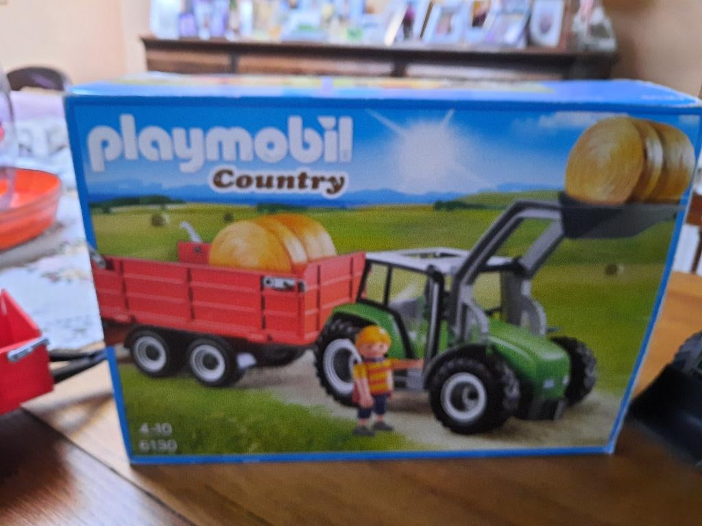 Tracteur avec remorque, Enlèvement, Comme neuf