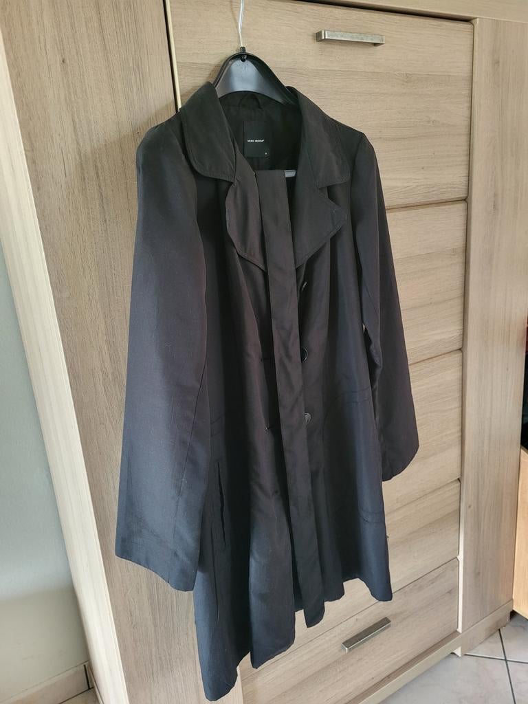 Zwarte Regenjas Vero Maat met riem, Kleding | Dames, Ophalen