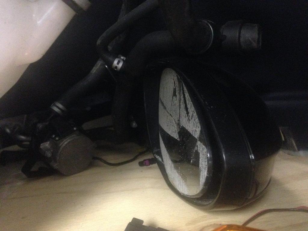 Fisker rechter spiegel zwart, Gebruikt, -, -, Ophalen of Verzenden