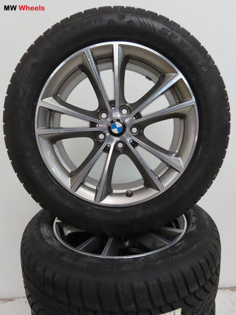 Originele BMW 17 inch velgen 5 serie G30 G31 winterbanden, Auto-onderdelen, Gebruikt, -, -, Banden en Velgen