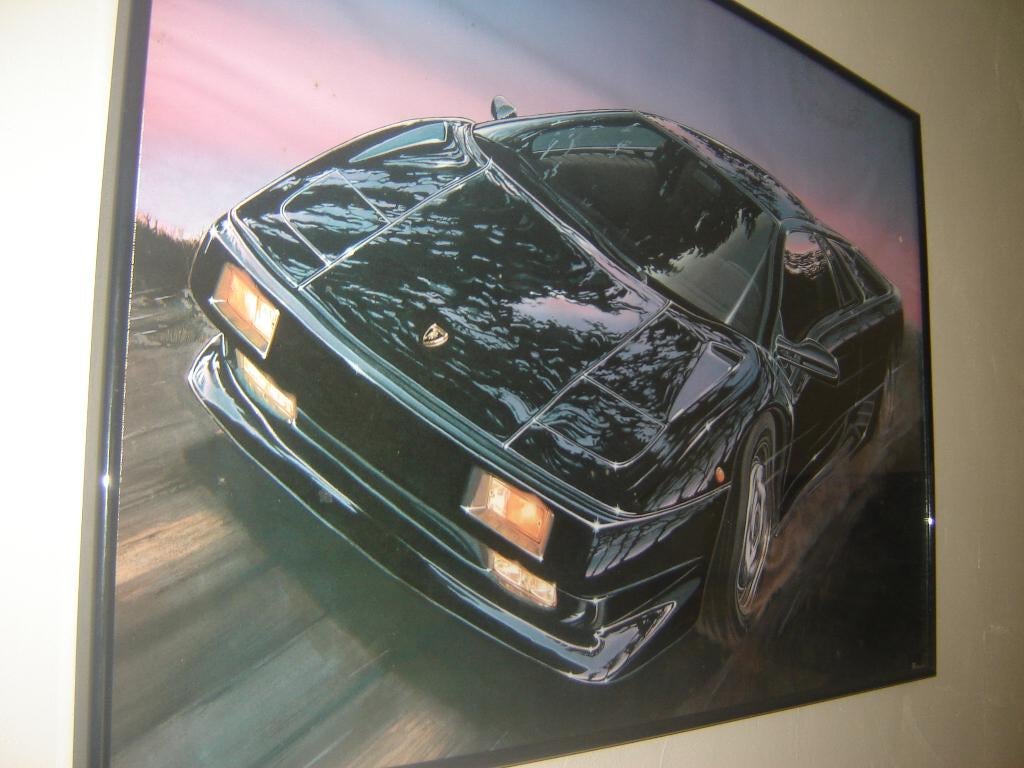 Foto kader Lamborghini Diablo + Jaguar XJ220, Ophalen, Zo goed als nieuw, Auto, Overige merken