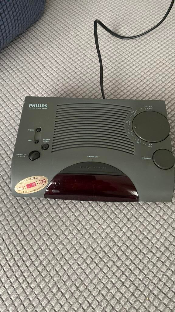Radio réveil Philips, Enlèvement, Comme neuf
