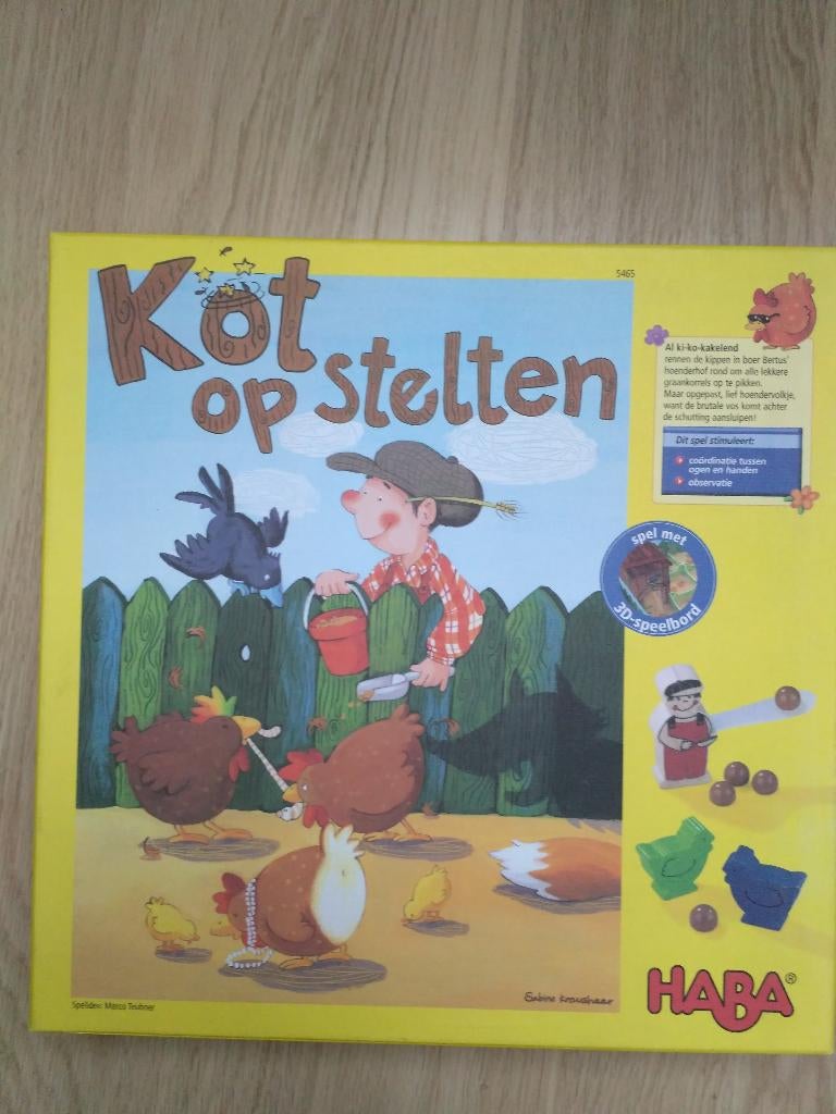Kot Op Stelten (HABA), Enlèvement ou Envoi, Comme neuf, Haba