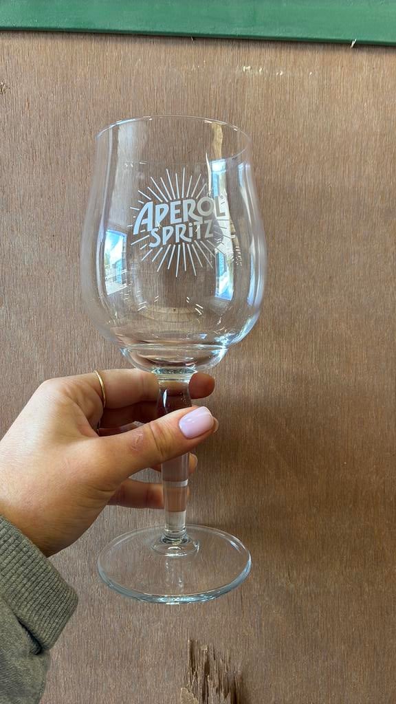 APEROL SPRITZ GLAZEN, Verzamelen, Glas en Drinkglazen, Ophalen, Zo goed als nieuw