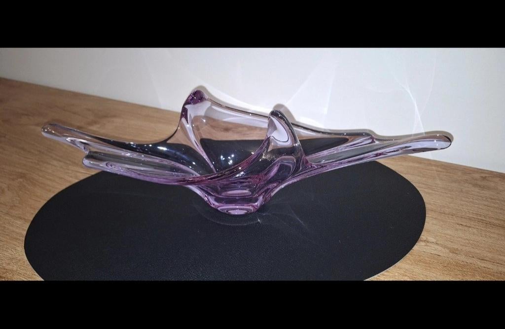 Plat en verre style Murano, Antiquités & Art, Enlèvement ou Envoi