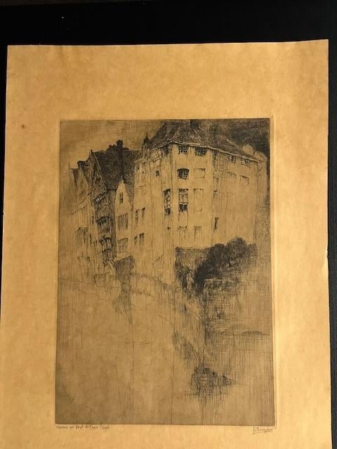 jules de bruycker, Antiek en Kunst, Kunst | Etsen en Gravures, Ophalen