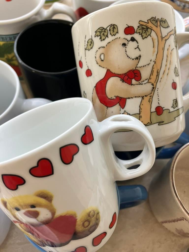 Lot van 30 mokken., Ophalen of Verzenden, Zo goed als nieuw