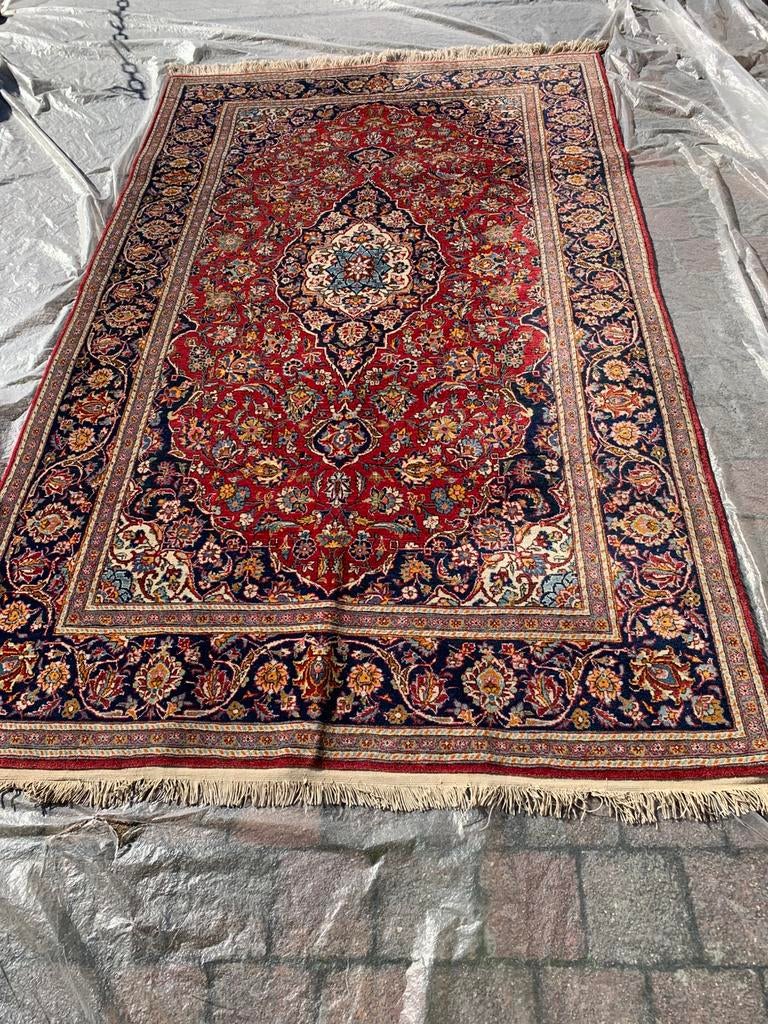 Très beau KASHAN Iranien tissé main dim 233 x 140 cm, Enlèvement, Comme neuf