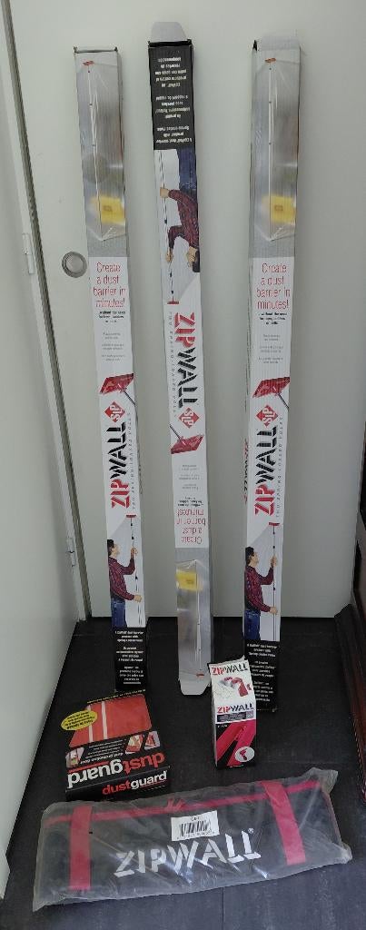 Zipwall verstelbaar stofscherm, Ophalen of Verzenden, Zo goed als nieuw