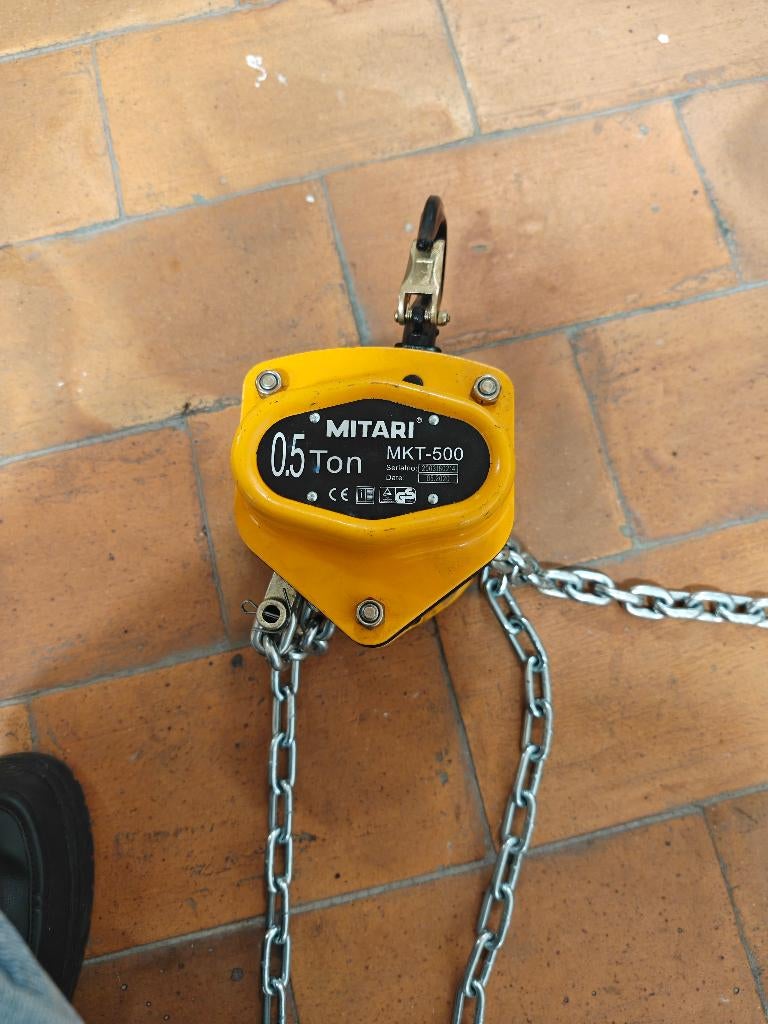 MITARI Kettingtakel | Geleiderollen met Overlastbeveiliging, Ophalen of Verzenden, Zo goed als nieuw