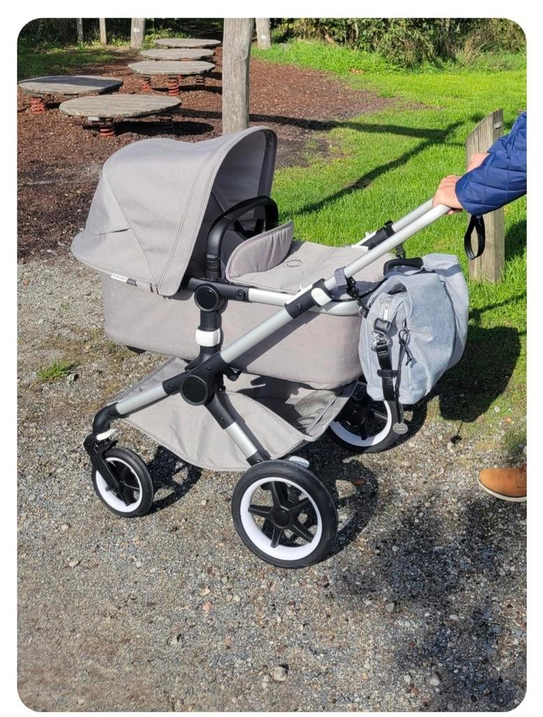Prachtige Bugaboo kinderwagen grijze bekleding, Ophalen, Kinderwagen, Bugaboo