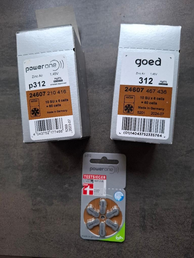 Testsieger Power one  celbatterij hoorapparaat, Ophalen of Verzenden, Nieuw, Overige typen