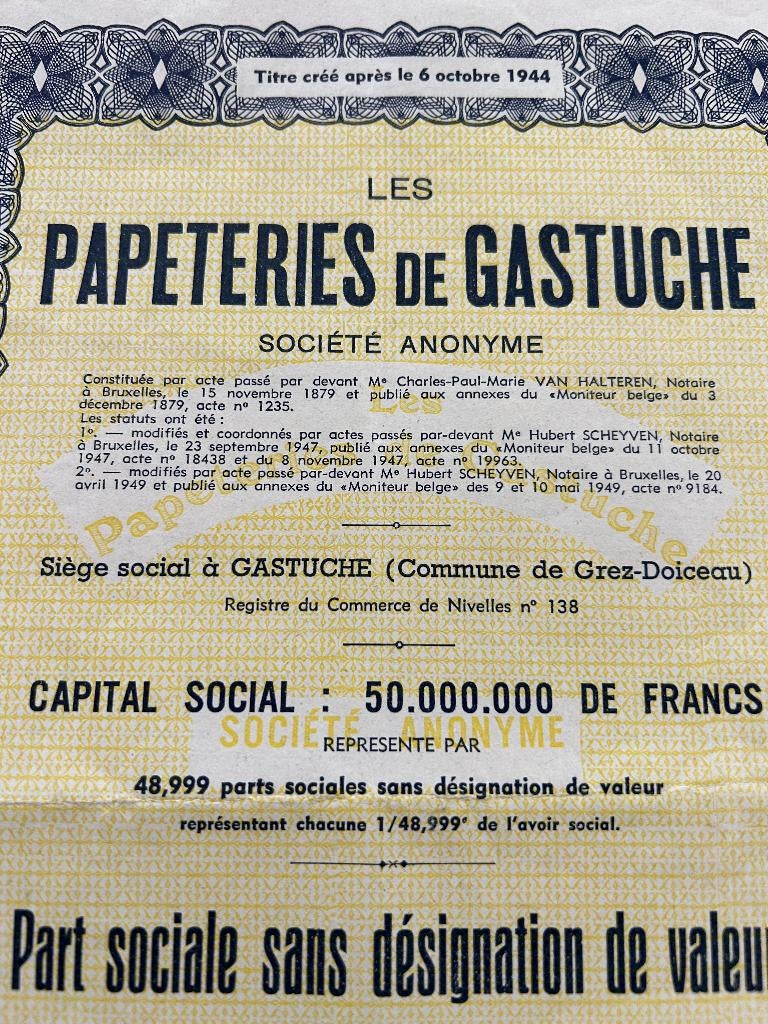 Oude aandelen, Ophalen of Verzenden, 1920 tot 1950, Aandeel