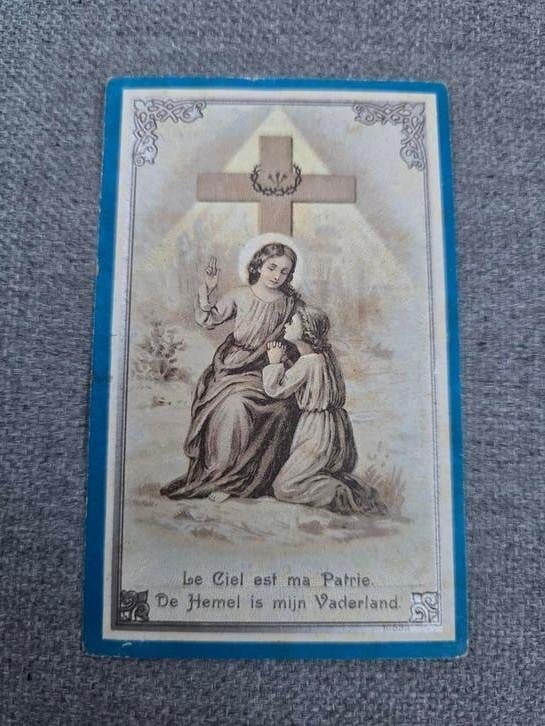 Carte de décès d'enfant 1919, Diest, Collections, Enlèvement ou Envoi, Image pieuse