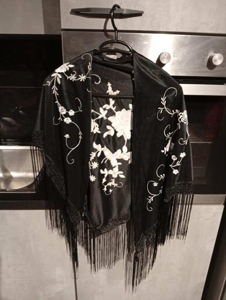 Châle flamenco, Enlèvement ou Envoi, Blanc