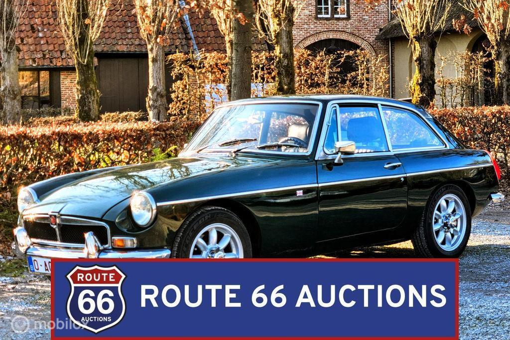 MG MGB GT Supercharged | 1976 | Route 66 Auctions, Zwart, Bedrijf, Handgeschakeld, Overige carrosserie