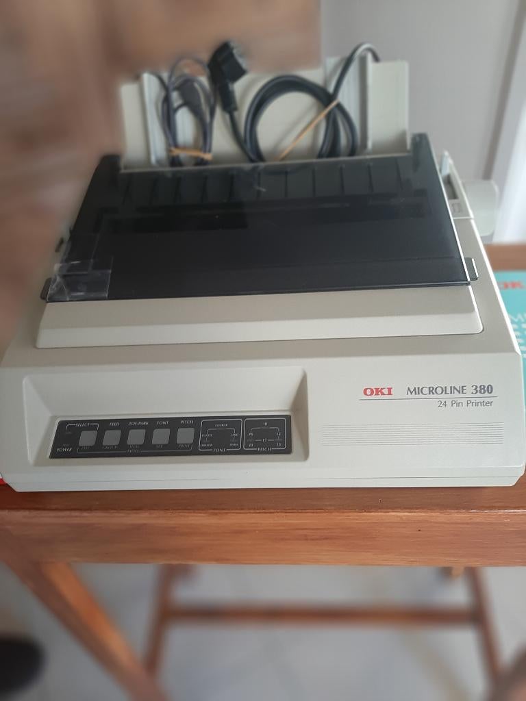 imprimante OKI Microline 380 PIN + manuel, Enlèvement, Utilisé, Imprimante