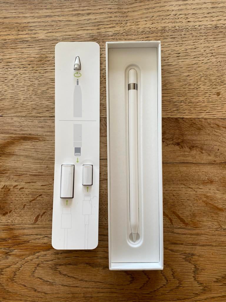 Apple Pencil 1, Computers en Software, Apple iPads, Ophalen, Zo goed als nieuw, Wit, Apple iPad