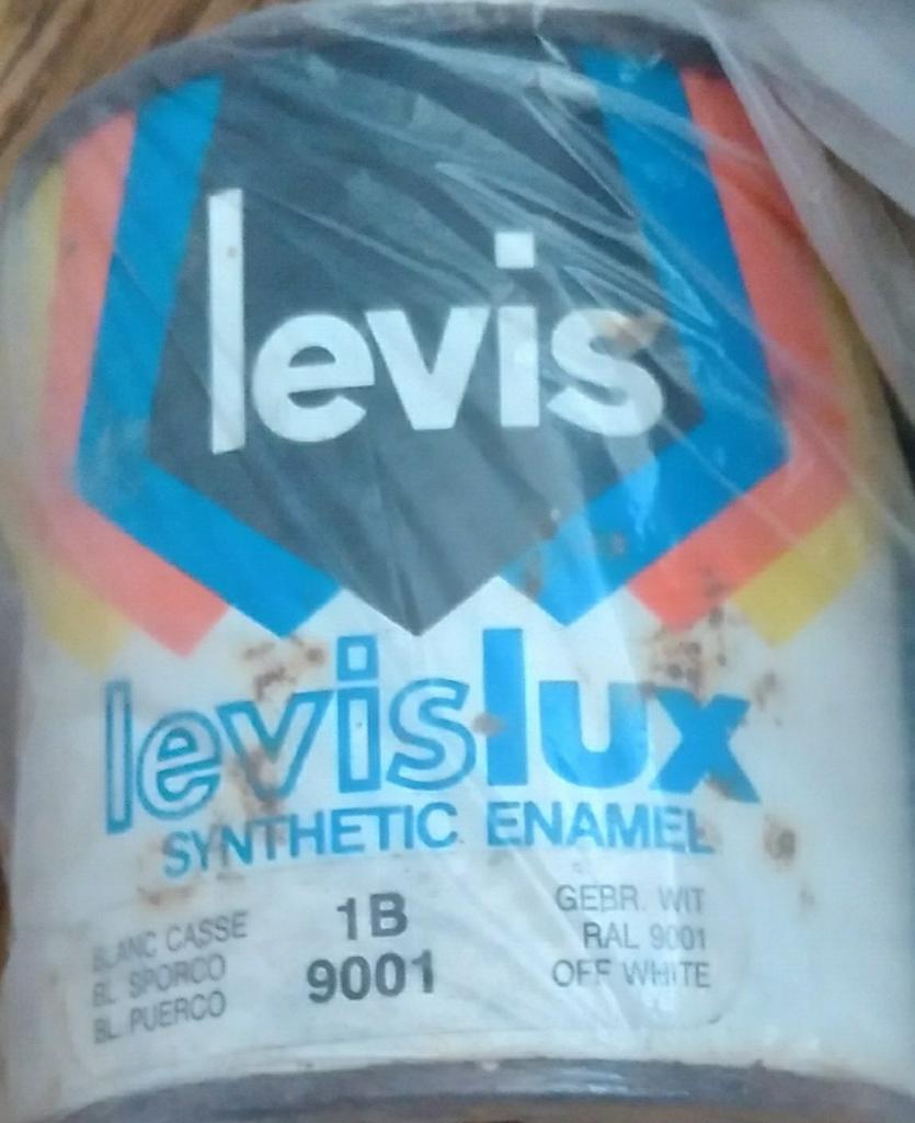 Peinture laque brillante blanche "Levis"., Bricolage & Construction, Enlèvement, Comme neuf, Blanc, Peinture