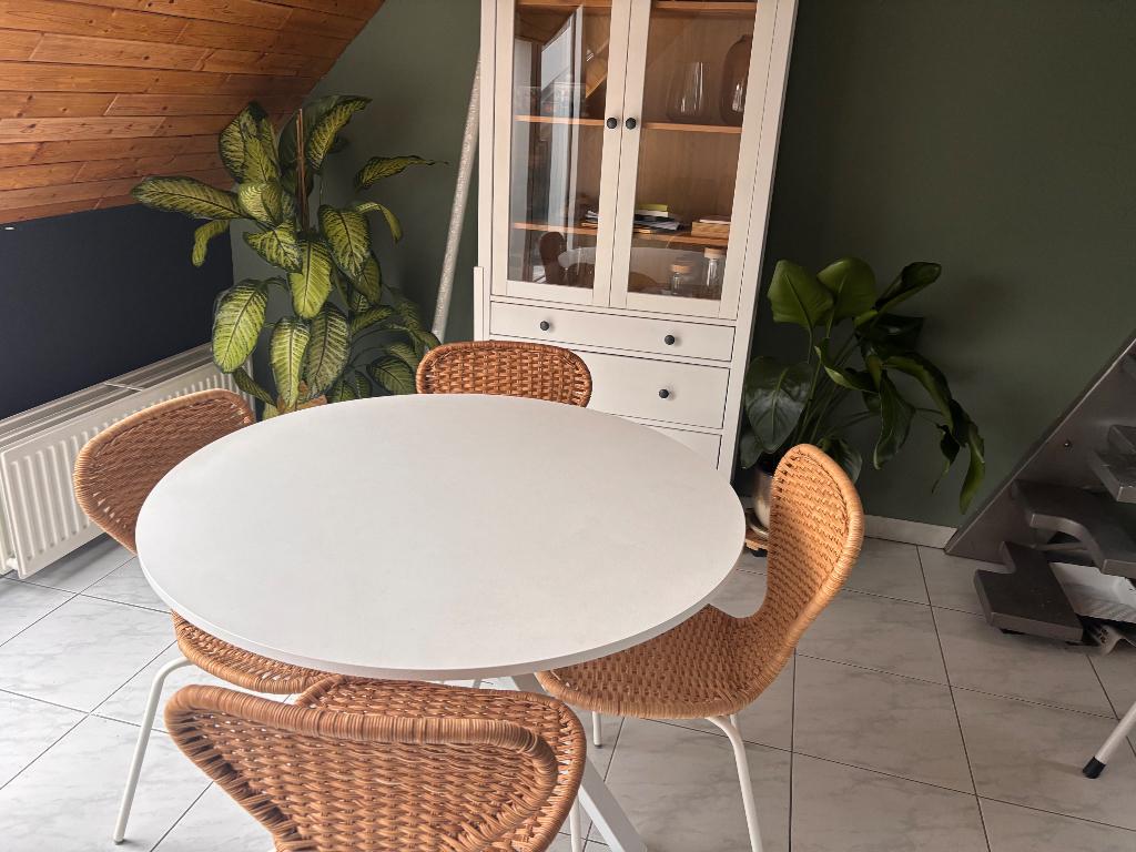 Tafel, Ophalen, Overige houtsoorten, 100 tot 150 cm, Rond