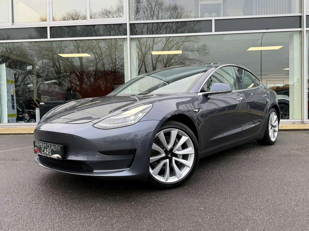 Tesla Model 3 BTW AFTREKB / NAVIGATIE / ZETELVRWM / CAMERA /, Auto's, Tesla, Automaat, Gebruikt, Leder, 5 deurs