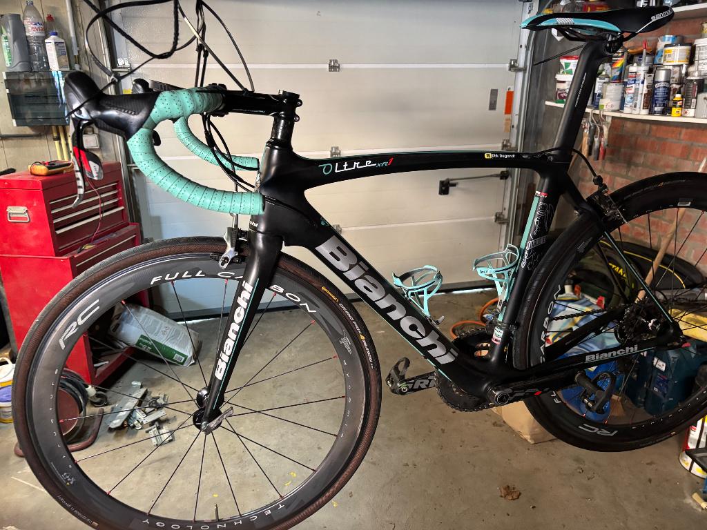 Bianchi koersfiets, Fietsen en Brommers, Ophalen, Gebruikt, Heren