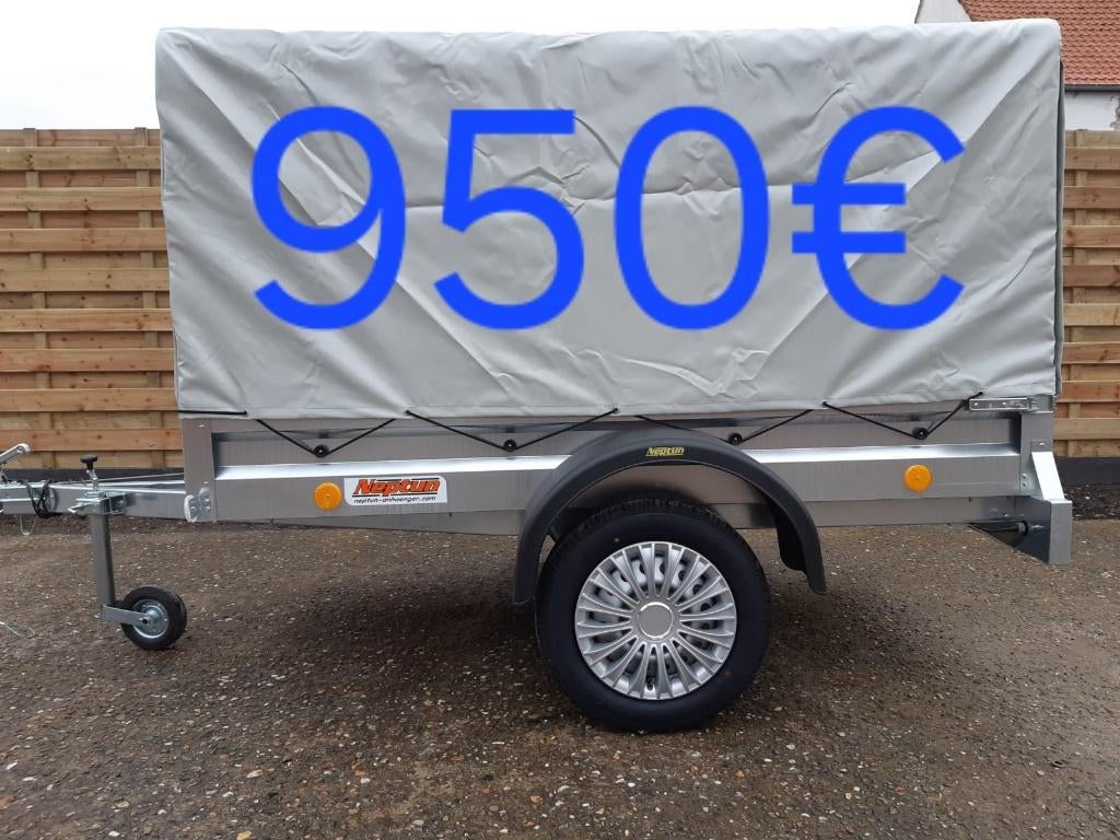 950€!!! AANHANGWAGEN REMORQUE TRAILER KAR REMORCA PRZYCZEPA, Auto diversen, Aanhangers en Bagagewagens, Ophalen, Nieuw