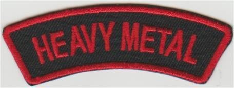 Heavy Metal stoffen opstrijk patch embleem, Verzenden, Nieuw, Kleding