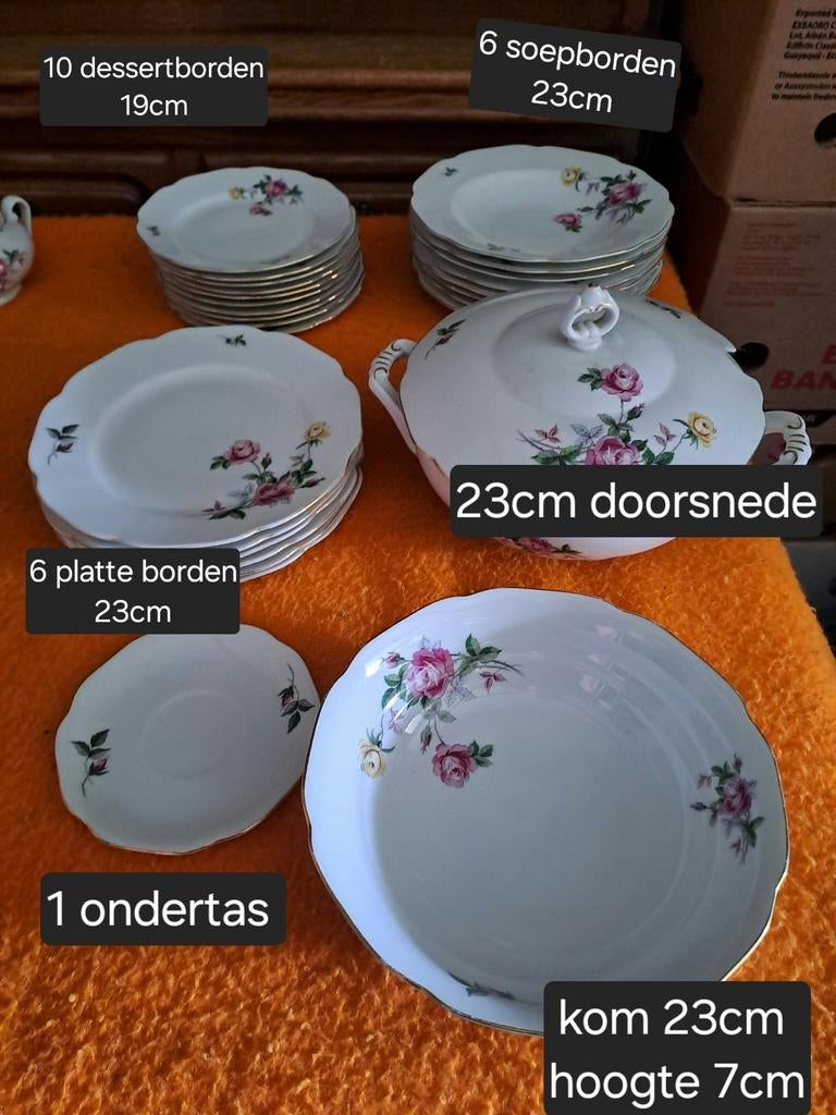 Servies los Czechoslovakia, Antiek en Kunst, Ophalen