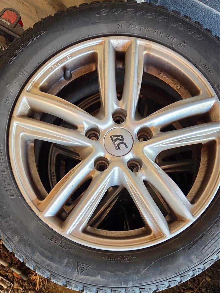 16 inch alu velgen VW Golf 7 (4 stuks), Auto-onderdelen, Banden en Velgen, Ophalen, Gebruikt, Velg(en), 16 inch